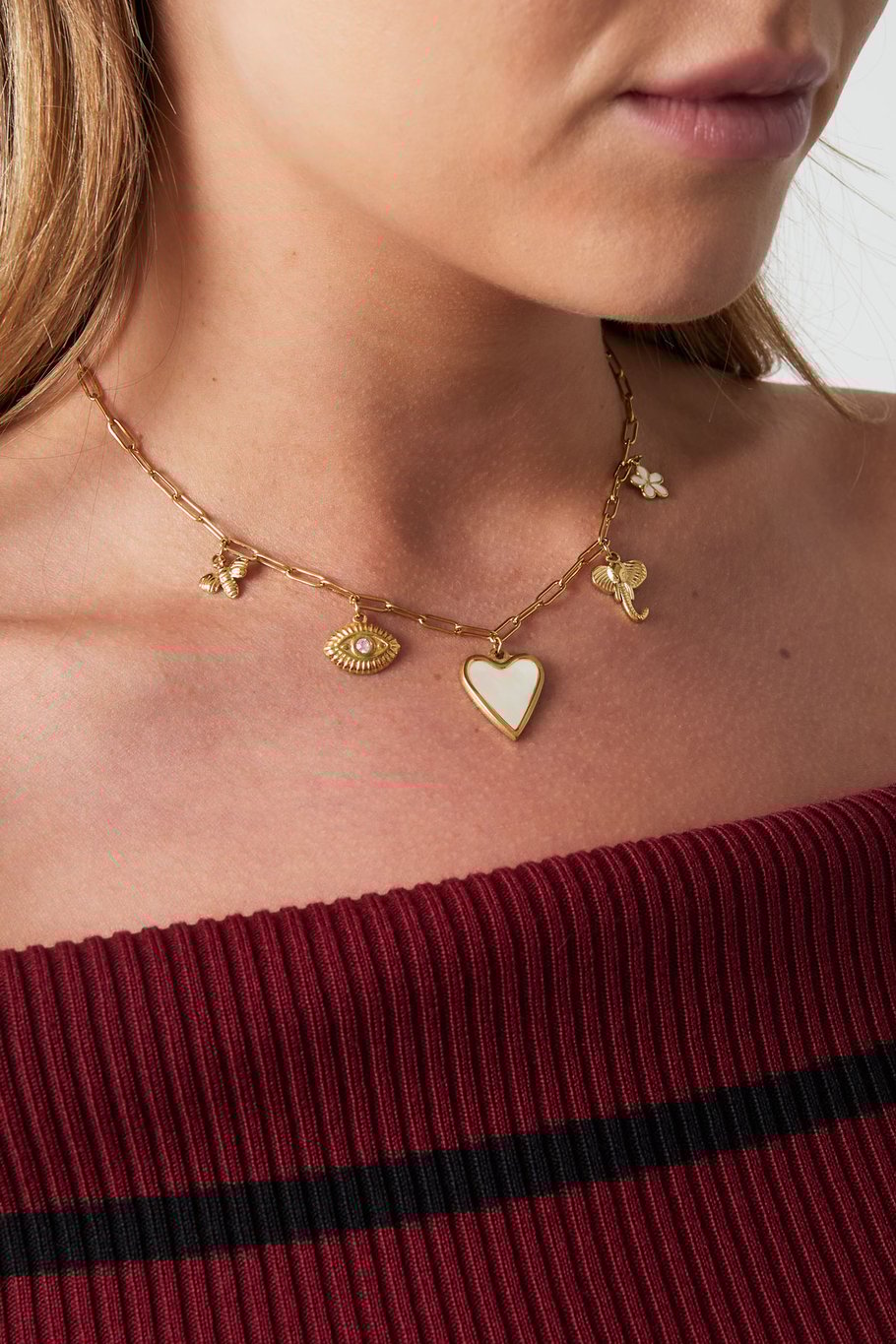 Collana Heartstrings - Colore oro Immagine2